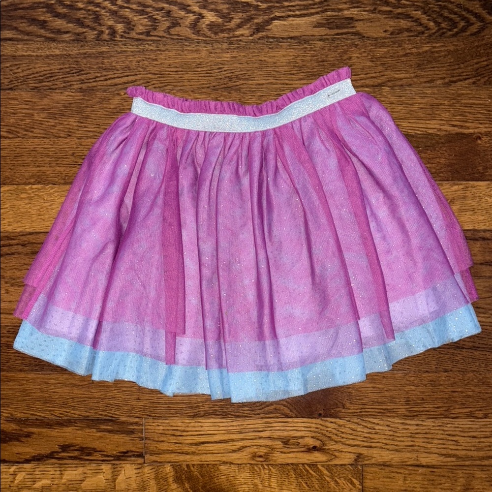 American Girl Kids Pink and Purple Tulle Tutu Skirt Size 7/8 - Picture 1 of 6